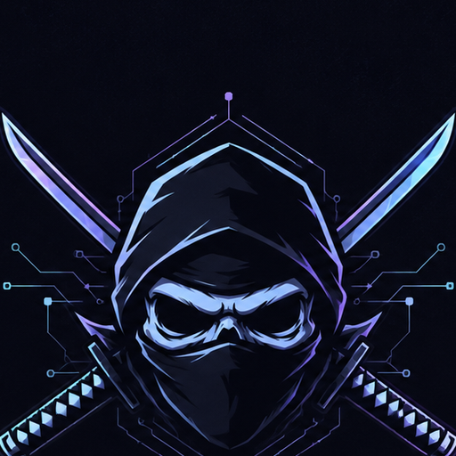 EtherNinja ninja-mask skull brand mark